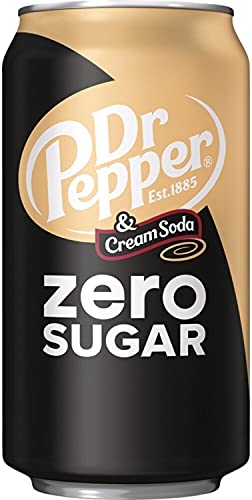 Dr. Pepper USA Zero Sugar Cream Soda (12 x 0,355 Liter Dosen) von Fivestar