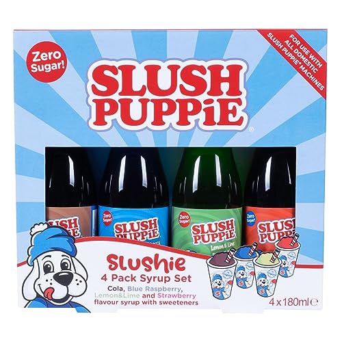 SLUSH PUPPiE ZERO zuckerfreier Slush Sirup Starter Set im 4er Set von Fizz Creations