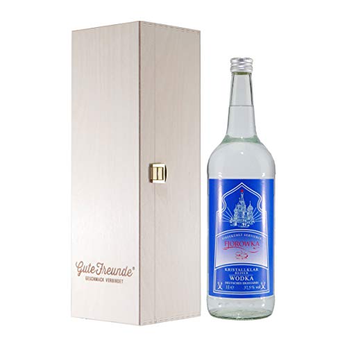 Fjorowka Wodka mit Geschenk-Holzkiste von Fjorowka