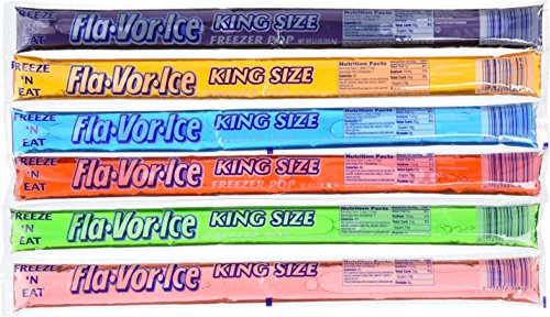 Fla-vor-ice Freeze Pops, 6 verschiedene Geschmacksrichtungen, 45 x 155 ml von Fla-Vor-Ice