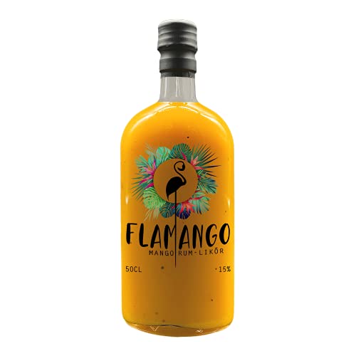 Flamango | Premium Mango-Rum Likör mit Kokosnuss | 0,5l | 15% vol. von Flamango