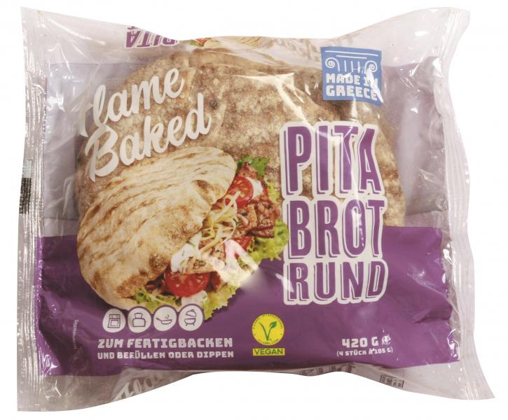 Flame Baked Pita Brot rund von Flame Baked