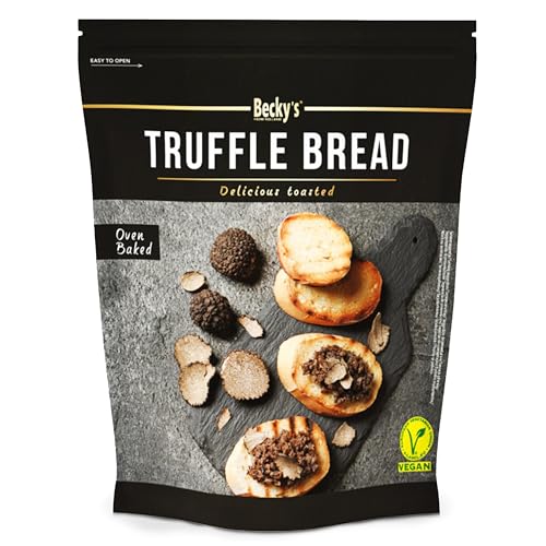 Becky's Trüffel-Snack: Geröstetes Trüffelbrot, 150g - Knuspriges Salzgebäck für Feinschmecker, Einzigartiger Genuss von Becky's, Perfekte Geschenkidee für Gourmet-Liebhaber von Trüffel-Snacks von Flamingo on the Beach