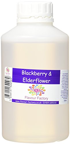 Flavour Factory Intensiver Aromen Brombeer und Holunderbluete, 1er Pack (1 x 500 ml) von Flavour Factory