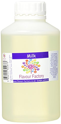 Flavour Factory Intensiver Aromen Milch, 1er Pack (1 x 500 ml) von Flavour Factory