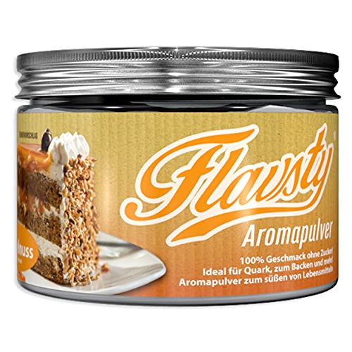 Flavsty® Geschmackspulver Haselnuss - Veganes Geschmackspulver ohne Zucker - Aromapulver - Flavorpowder von Flavsty