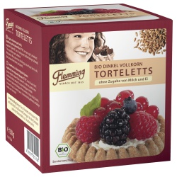 Dinkel Torteletts 6 Stück von Flemming Naturkost