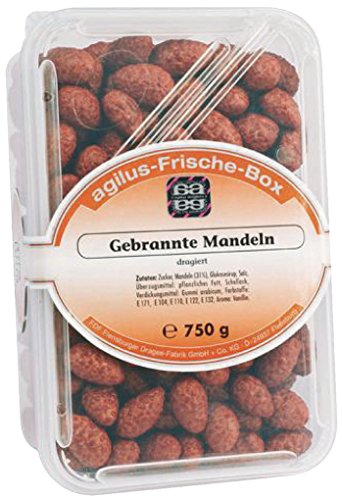 Agilus Gebrannte Mandeln gebrannte dragierte Zuckermandeln 750g von Flensburger Brauerei Emil Petersen GmbH & Co. KG