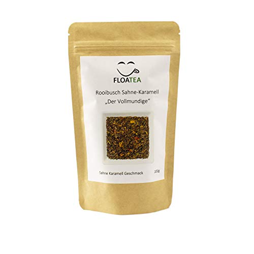 Floatea Rooibos Sahne - Karamell Tea lose - Vegan organic Tee - Tee Geschenkset 100.00 Gramm von Floatea