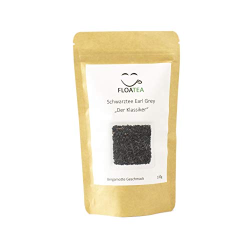 Floatea Schwarztee Earl Grey - Tee lose - Organic Vegan Tea - Tee Geschenkset 100.00 Gramm von Floatea