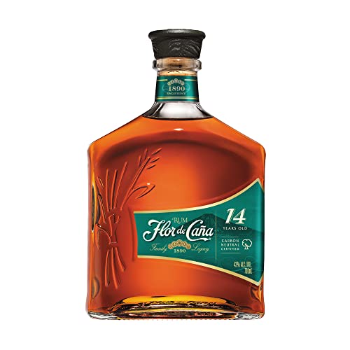 Flor de Caña 14 Years Old Rum 43% Vol. 0,7l in Geschenkbox von Flor de Caña