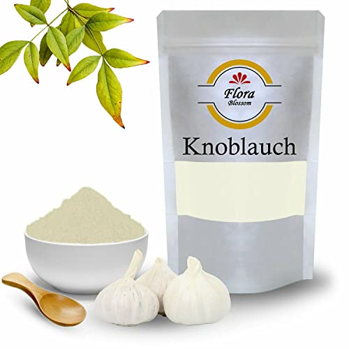 100g Knoblauch Pulver von Flora Blossom | Knoblauch Getrocknet und Fein Gemahlen Ideales Gewürz zum Kochen | Natürlich Ohne Zusätze von Flora Blossom