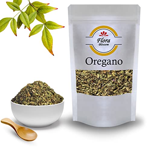 100g Oregano von Flora Blossom | Aus frischen Oregano Blättern Gerebelt und Getrocknet Hocharomatisch Ideales Gewürz zum Kochen | Natürlich Ohne Zusätze von Flora Blossom