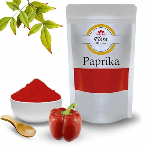 100g Paprika Edelsüß von Flora Blossom | Paprika Pulver Delikatess Hocharomatisch Getrocknet und Gemahlen Ideales Gewürz zum Kochen | Natürlich Ohne Zusätze von Flora Blossom