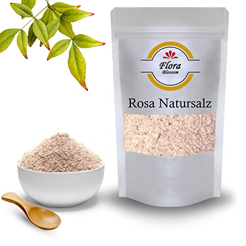 100g Rosa Natursalz von Flora Blossom | Himalaya Salz aus Pakistan Fein 0,3 - 0,5 mm Kristallsalz Salt Pink Universal Gewürz zum Kochen | Natürlich Ohne Zusätze von Flora Blossom