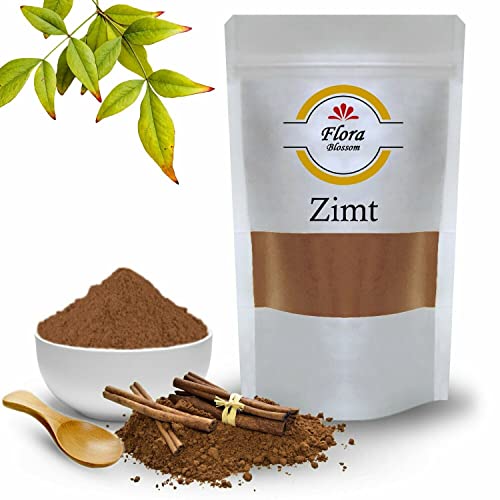 100g Zimt Pulver von Flora Blossom | Echter Cinnamon Hocharomatisch Getrocknet und Gemahlen Ideales Gewürz zum Kochen | Natürlich Ohne Zusätze von Flora Blossom