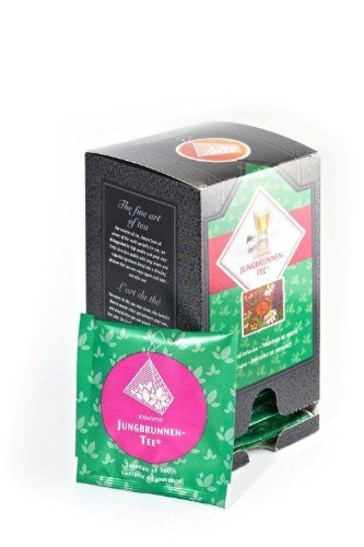 FLORAGOLD Pyramidenbeutel Kräutertee Jungbrunnentee, 1er Pack (1 x 38 g) von FLORAGOLD