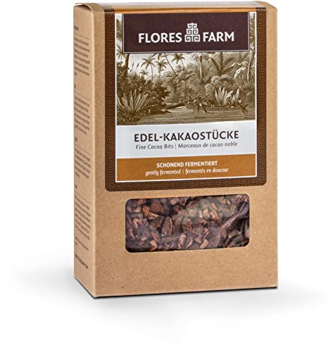 Flores Farm Premium Bio Edel-Kakaostücke (1 x 100 gr) von Flores Farm