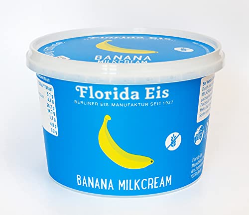 Eiscreme "Florida Eis" Banana Milkcreme - Familienpackung - 500ml von Florida Eis