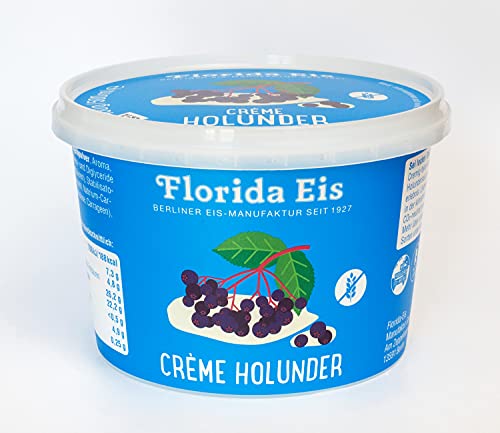 Eiscreme"Florida Eis" Crème Holunder - Familienpackung - 500ml von Florida Eis