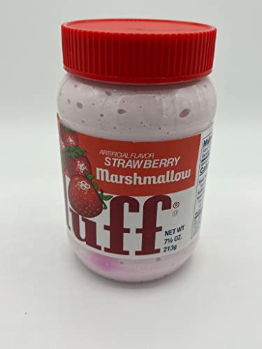 Marshmallow Fluff Marshmallow-Aufstrich, köstlicher Geschmack, 213 g Flasche (2 x Marshmallow Fluff Strawberry) von Marshmallow Fluff