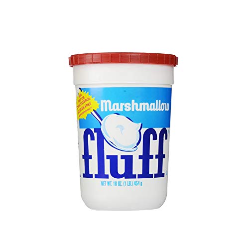 Marshmallow Fluff – Vegetarische Marshmallows – glutenfrei – ideal für Kuchen, Smores und als Leckereien für Kinder, 454 g von Bizzico