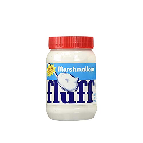 Marshmallow Fluff - Vegetarische Marshmallows - Glutenfrei - Ideal für Kuchen, Smores und als Kinder-Leckerli, 213 g von NAZUSA