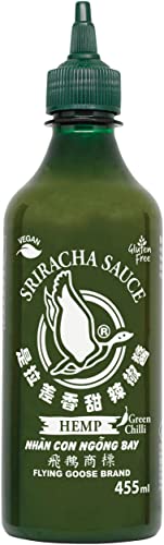 FLYING GOOSE Chilisauce, Sriracha mit Hanfsamenöl - 1 x 455 ml von Flying Goose