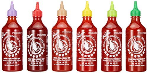 Flying Goose Sriracha Chilisauce in 6 Geschmacksrichtungen (6 x 455 ml) von Flying Goose