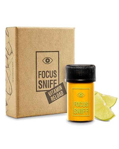 Focus Sniff Vitamin Reload – Der Energy Sniff mit FRESH LIME - Energy Schnupfpulver - die effektive Alternative zum Energy Drink - schneller fokussiert & wach +vitamins - Über 20 Sniffs von Focus Sniff