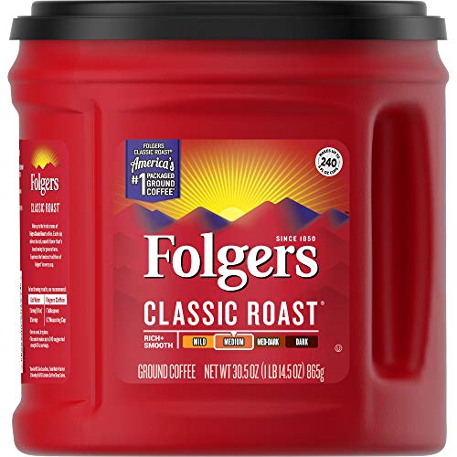 Folgers Classic Roast Ground Coffee, 30.5 oz von Folgers