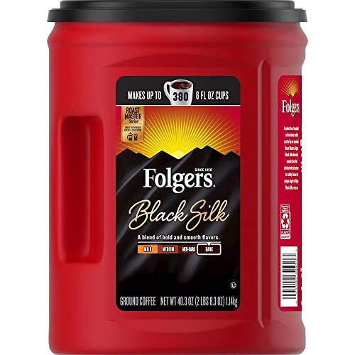 Black Silk Ground Coffee, 40.3 Ounces 44.0 ounces 40.3 Ounce 1 von Folgers