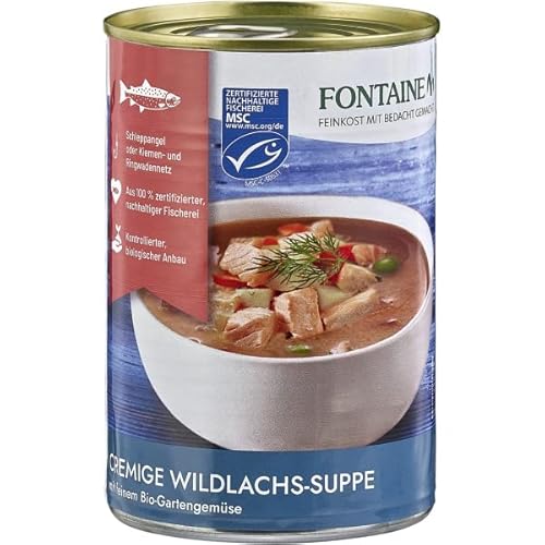 Fontaine Cremige Wildlachs-Suppe (400 ml) von Fontaine