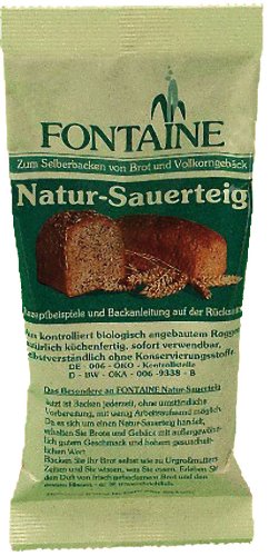 Fontaine Natur-Sauerteig 150g Bio Backzutat, 15er Pack (15x 150 g) von Fontaine