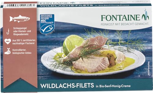 Wildlachs-Filet in Bio-Senf-Honig-Creme von Fontaine