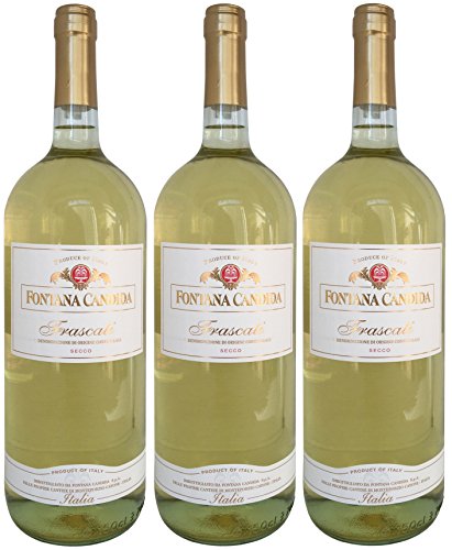 Frascati Fontana Candida DOC (3 X 1,5 L) Weißwein trocken 12% Vol. von Fontana Candida