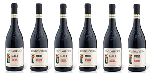 6x 0,75l - 2014er - Fontanafredda - Barolo Riserva D.O.C.G. - Piemonte - Italien - Rotwein trocken von Fontanafredda