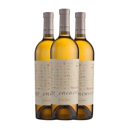 Fontanafredda Moncucco Muscat Bianco Moscato d'Asti 75 cl Süßer Wein (Karton mit 3 Flaschen von 75 cl) von Fontanafredda