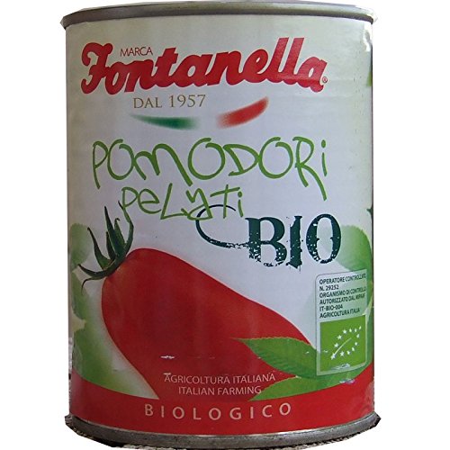 GESCHÄLTE TOMATEN BIO 500 Gr Easy Open - Box 12 Stück von Fontanella