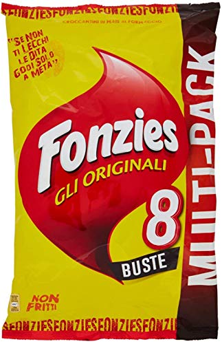 160x Fonzies 23g Maissnack mit Käse 184g in 20 für 8 Portionstüten á 23g von Fonzies