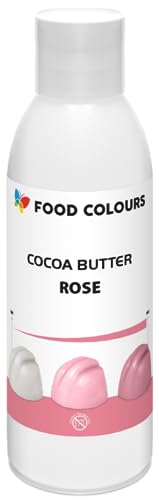 Food Colors Cocoa Butter ROSE 100 g Kakaobutterbasierte Lebensmittelfarbe für Schokolade, Pralinen, fette Massen und Cremes von Food Colours