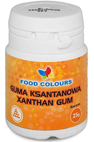 Food Colours - Xanthan Gum Lebensmittelzusatz E 415 Stabilisator Emulgator Bindemittel - 25 gr von Food Colours
