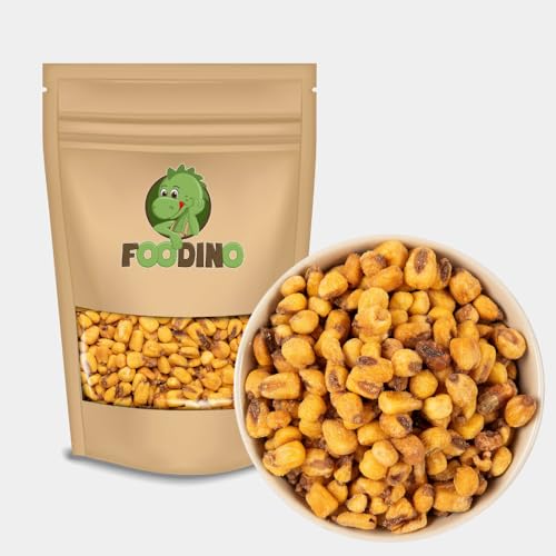 Maiskörner 1kg geröstete & gesalzene Maiskörner vegan & glutenfrei frisch gerösteter Maissnack mit Salz extra knuspriger Snack für jeden Anlass - Foodino (1kg 5kg) (1 kg) von Foodino