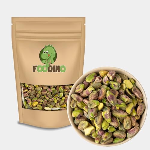 Pistazien geschält 1kg – naturbelassen & unbehandelt – 100% reine Pistazienkerne – Pistazien geschält ohne Schale – vegan & glutenfrei - Ideal für Backen & Snacks – Foodino (1kg–5kg) (1 kg) von Foodino