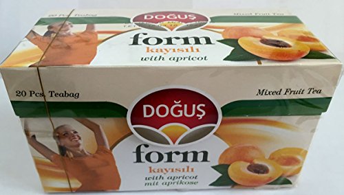 Dogus Form Beutel Tee 20 Beutel mit Aprikosen-Geschmack - 2er Pack von Form