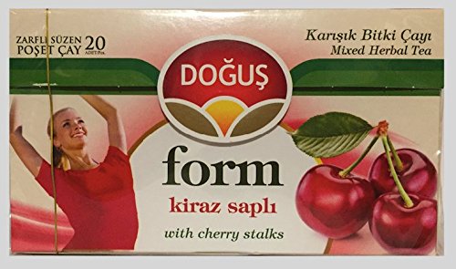 Dogus Kirschstiel Form Gemischter Kräutertee - Beuteltee - Mixed Herbal Tea - 2er Pack von Form