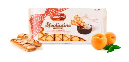 Bonomi Sfogliatine Glassate / Blätterteiggebäck - Löffelbiskuits glasiert 200 gr. von Forno Bonomi