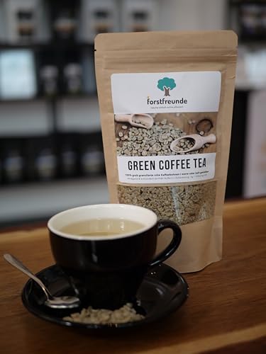 Green Coffee Tea aus Köln | 250g | 100% Peru Arabica | Grüner Tee von Forstfreunde | beste, natürliche Qualität von Inhabergeführten Kleinfarmen | fair gehandelt von Forstfreunde