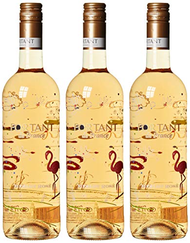 Fortant de France Merlot Rosé "serigraphiert" Pays d'Oc IGP halbtrocken (3 x 0.75 l) von Fortant de France