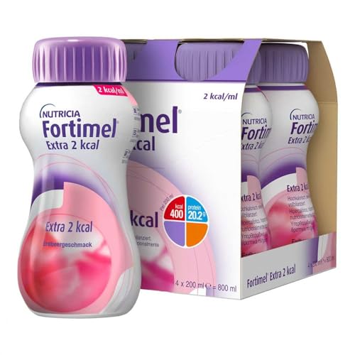 Fortimel Extra 2 Kcal Erdbeergeschmack 4X200 ml von Fortimel